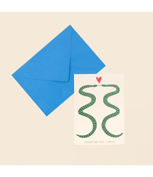 Little Black Cat Little Black Cat - Sssending Love Snakes Card