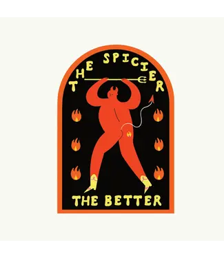 Little Black Cat Little Black Cat - The Spicier The Better Sticker