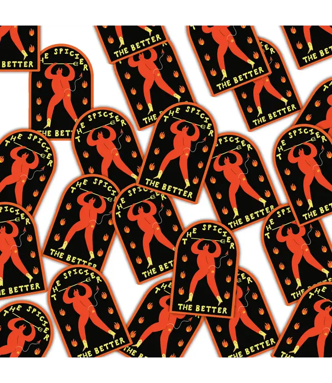 Little Black Cat Little Black Cat - The Spicier The Better Sticker