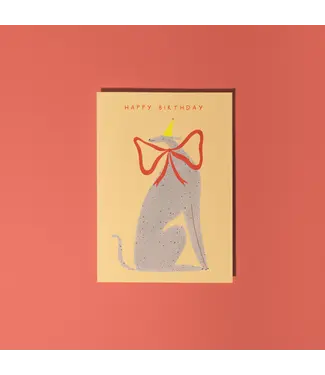 Little Black Cat Little Black Cat - Whippet Birthday Card