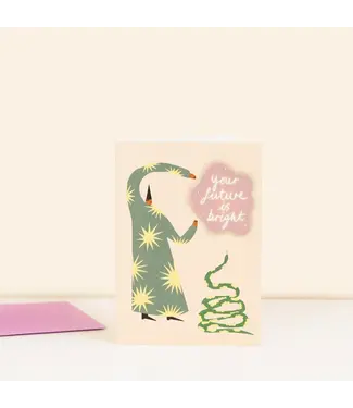 Little Black Cat Little Black Cat - Your Future Is Bright Greeting Card