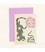 Little Black Cat Little Black Cat - Your Future Is Bright Greeting Card