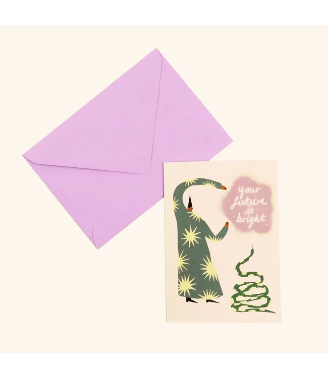 Little Black Cat Little Black Cat - Your Future Is Bright Greeting Card