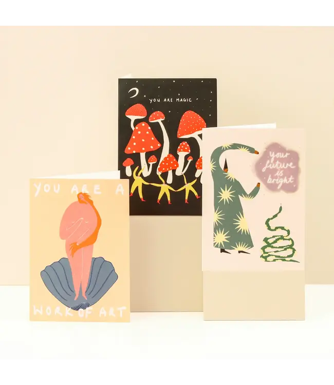 Little Black Cat Little Black Cat - Your Future Is Bright Greeting Card