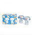 Helio Ferretti Helio Ferretti - Pack of 2 Light Blue Mushroom Candle Holders