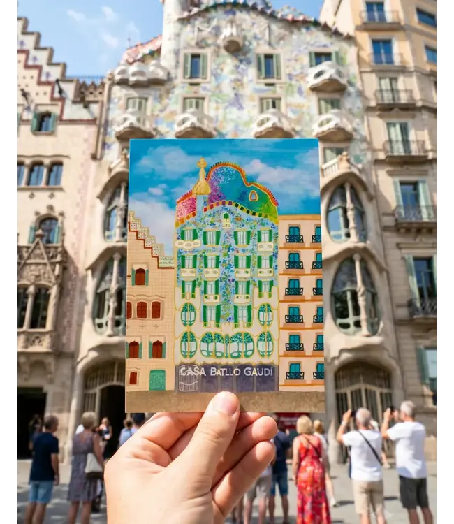 Anouk Anouk - Casa Batlló - Postcard