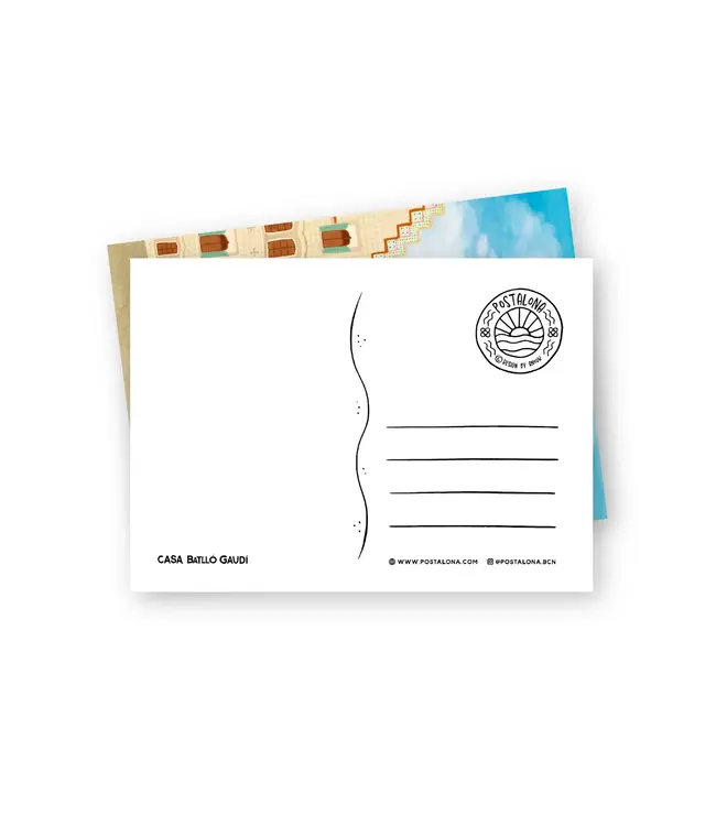 Anouk Anouk - Casa Batlló - Postcard