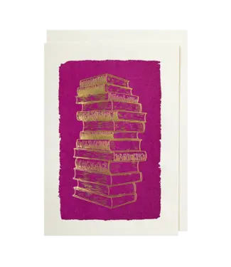 Archivist Gallery Archivist Gallery - Gold Books - Mini Greeting Card