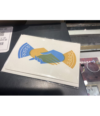 Archivist Gallery Archivist Gallery - Hand Shake  - Greeting Card Small