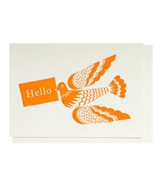 Archivist Gallery Archivist Gallery - Hello Bird   - Greeting Card Small
