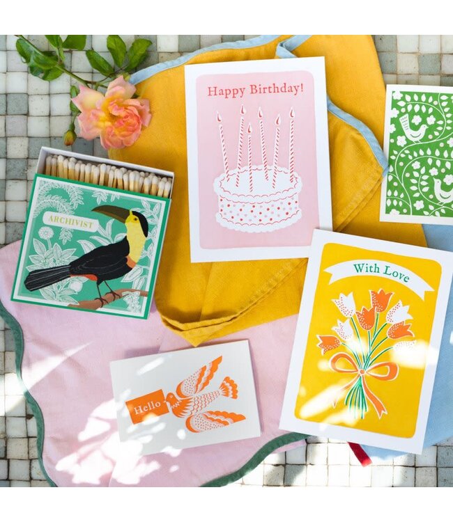 Archivist Gallery Archivist Gallery - Hello Bird   - Greeting Card Small