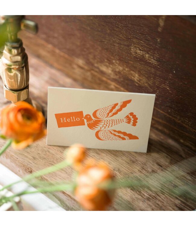 Archivist Gallery Archivist Gallery - Hello Bird   - Greeting Card Small