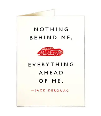 Archivist Gallery Archivist Gallery - Jack Kerouac - Greeting Card
