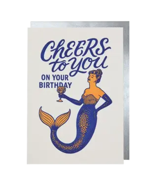Archivist Gallery Archivist Gallery - Mermaid Birthday- Greeting Card