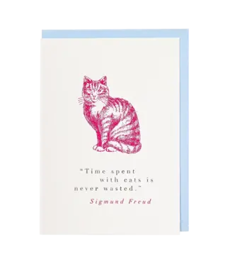 Archivist Gallery Archivist Gallery - Time Spent With Cats - Greeting Card