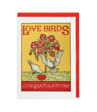 Archivist Gallery Archivist Gallery -Love Birds  - Greeting Card