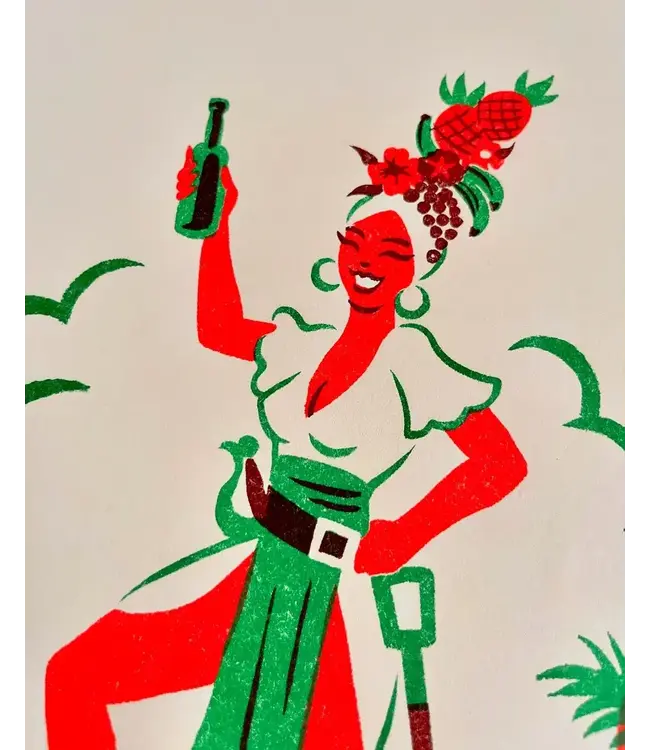 El Marques - Caribbean Rhum- Risograph