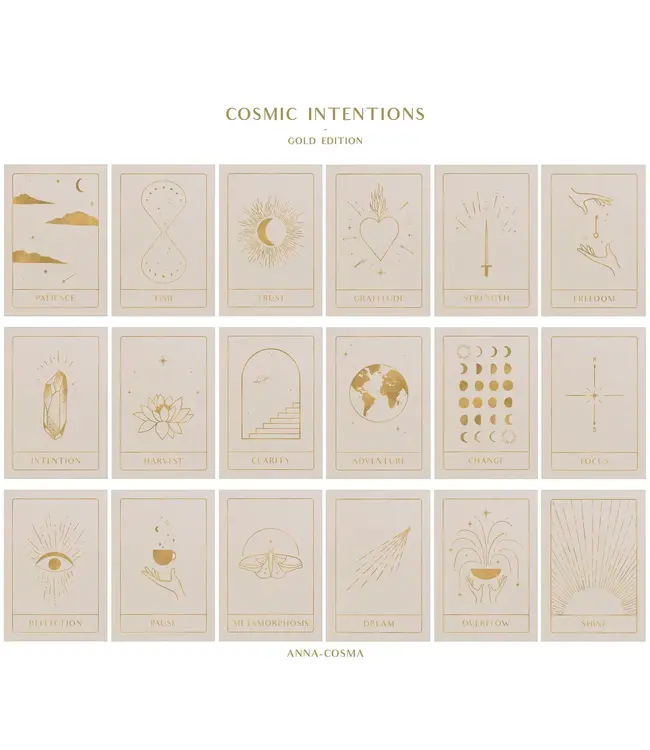 Anna Cosma Anna Cosma - Cosmic Intentions - Card Set - Gold Edition