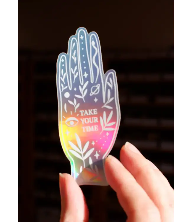 Anna Cosma Anna Cosma - Take Your Time - Holographic Hand Sticker