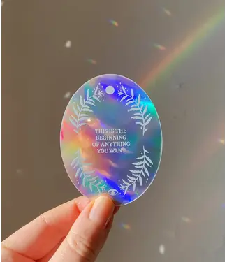 Anna Cosma Anna Cosma - The beginning of everything you want - Sticker