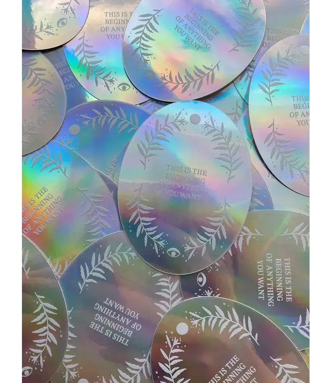 Anna Cosma Anna Cosma - The beginning of everything you want - Sticker