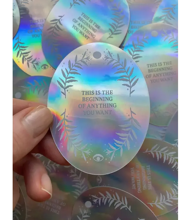 Anna Cosma Anna Cosma - The beginning of everything you want - Sticker