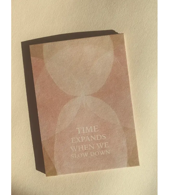 Anna Cosma Anna Cosma - Time Expands When we Slow Down - Postcard