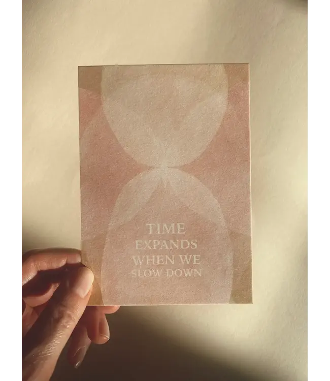 Anna Cosma Anna Cosma - Time Expands When we Slow Down - Postcard