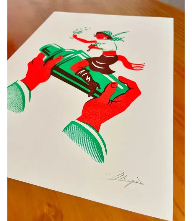 El Marques - Cocktail Shaker - Risograph
