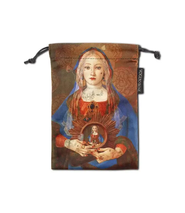 Voglio Bene Voglio Bene -Madonna Suprema Bolsa de tarot con cordón