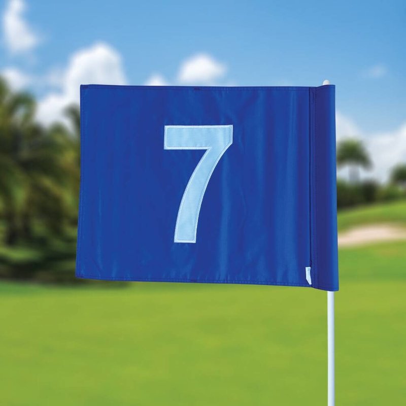 GolfFlags Golffahnen, nummeriert, blau