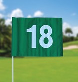 GolfFlags Golf flag, numbered, green