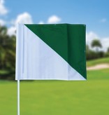 GolfFlags Golf flag, semaphore, white - green
