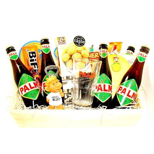 Biercadeau Palm Dienblad Luxe Biercadeau Palm Dienblad Luxe