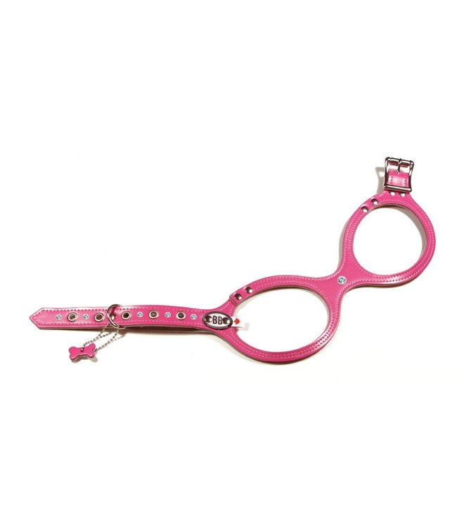 Buddy Belts Buddy Belt Hot Pink Premium met crystals ( MAAT 6 & 8 )