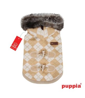 Puppia Puppia Argyle Mode hondenjasje beige ( M)