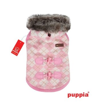 Puppia Puppia Argyle Mode hondenjasje roze