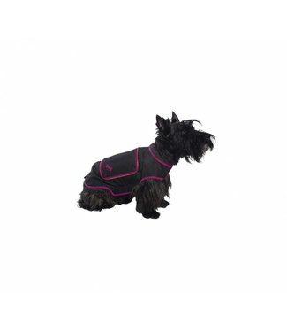 Bobby Bobby regenjas 'imper pocket' black/pink ( Alleen maat 40)