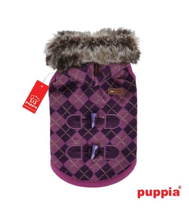 Puppia Puppia Argyle Mode hondenjasje paars