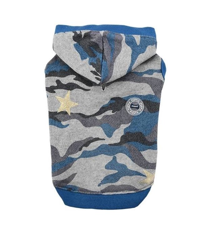 Puppia Puppia Ensign Trui blue camo