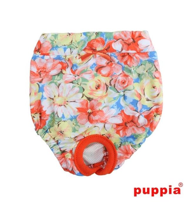 Puppia Puppia Loopsheidbroekje Spring Garden Orange ( ALLEEN MEDIUM)