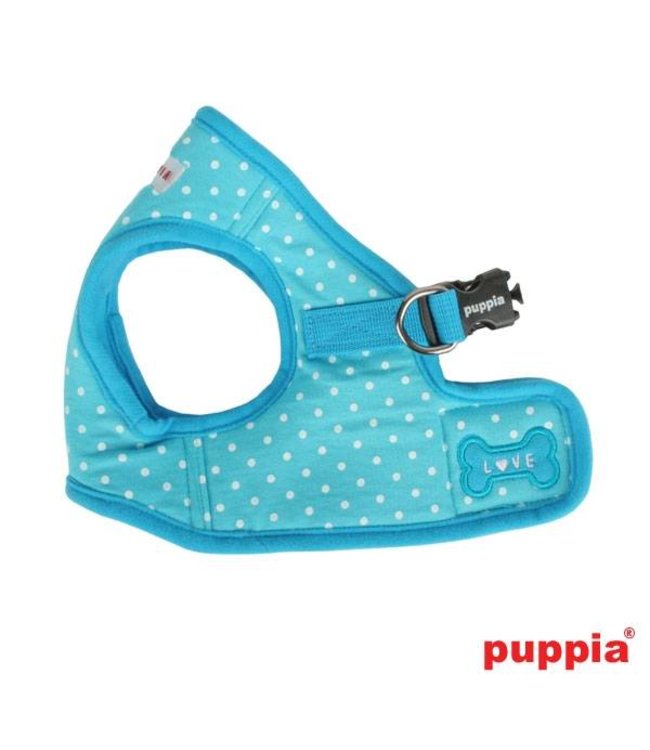 Puppia Puppia Dotty Vest Harness model B skyblue