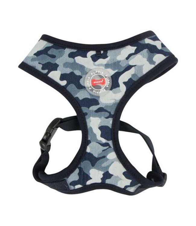 Puppia Puppia Bobby Harness model A Navy Camo