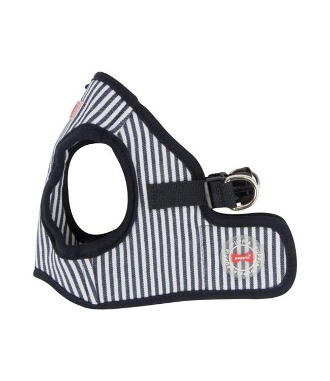 Puppia Puppia Bobby Vest Harness model B Striped Navy ( ALLEEN SMALL & XLARGE )