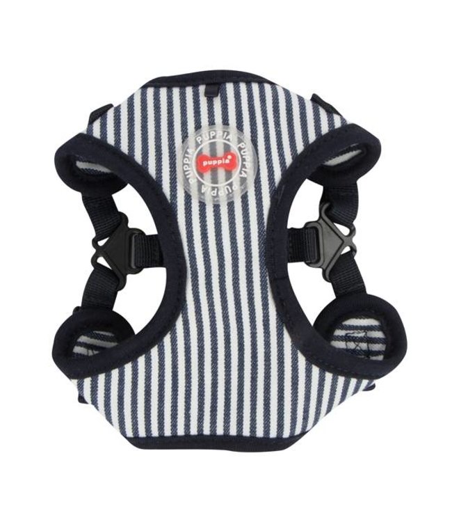 Puppia Puppia Bobby Harness model C Striped Navy