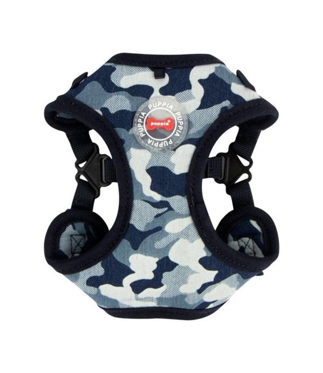 Puppia Puppia Bobby Harness model C Navy Camo ( SMALL EN LARGE )