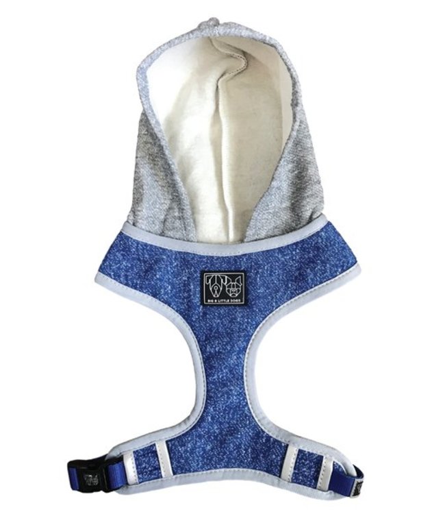 Big and Little Dogs Big and Little Dogs Hoody Harness Classic Blue ( X-Small & Small )