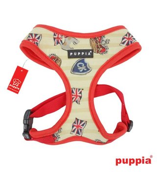 Puppia Puppia Britannia harness model A red