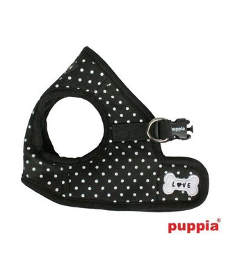 Puppia Puppia Dotty Vest Harness model B Black