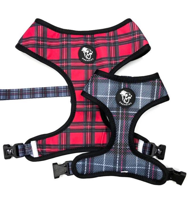 Frenkiez Frenkiez Reversible Harness BarkBerry red